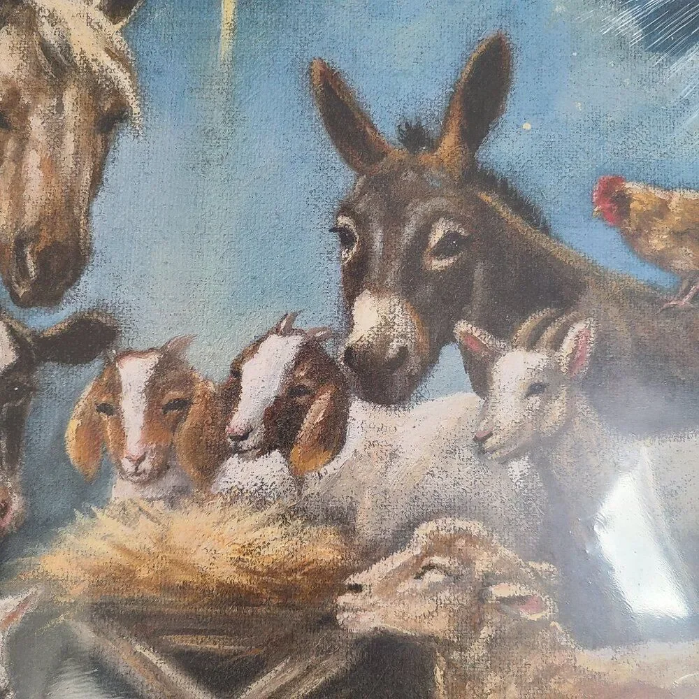Primitives By Kathy Pad of 24 Paper Placemats Pad Nativity NWT